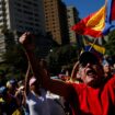 Thousands of Venezuelan opposition supporters take to the streets ahead of Maduro's third inauguration