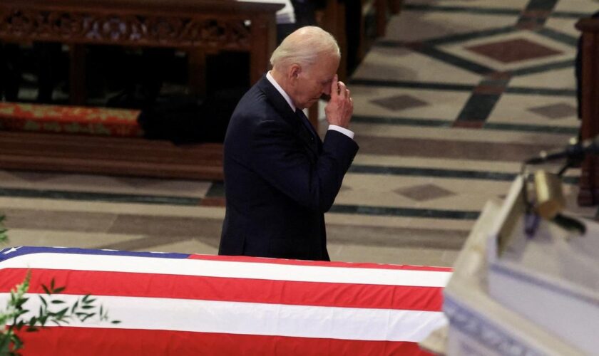 USA: Joe Biden hält Trauerrede für verstorbenen Ex-Präsidenten Jimmy Carter