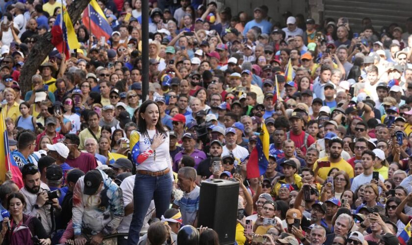 Venezuela : la cheffe de l’opposition Maria Corina Machado « arrêtée » après la manifestation