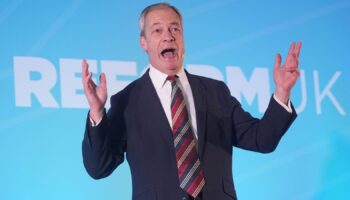 Reform UK leader Nigel Farage speaking during the Reform UK East of England conference at Chelmsford City Racecourse. Picture date: Saturday January 4, 2025.