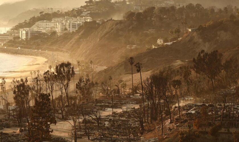 À Los Angeles, le quartier de Pacific Palisades est devenu “un paysage lunaire”