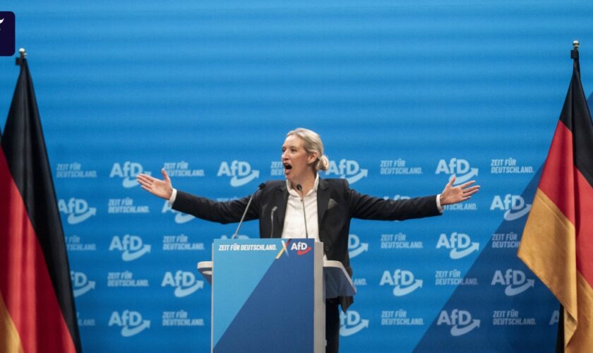 AfD-Parteitag in Riesa: Weidel setzt mit Ruckrede einen schärferen Ton