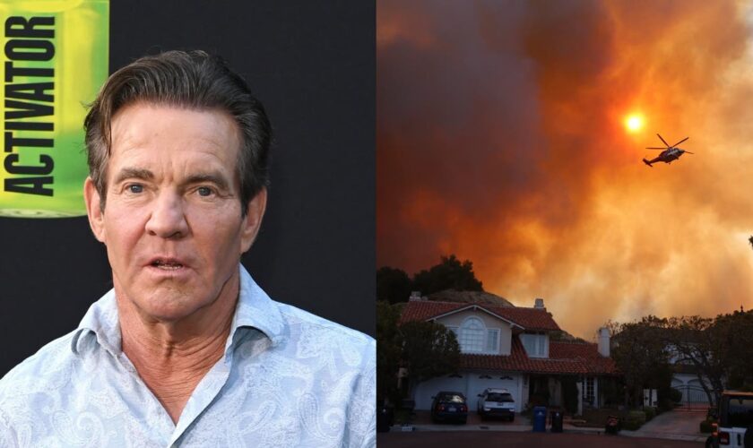 Dennis Quaid emotionally reveals ‘many of his friends have lost’ their homes in the Los Angeles wildfires