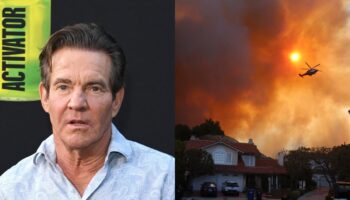 Dennis Quaid emotionally reveals ‘many of his friends have lost’ their homes in the Los Angeles wildfires