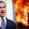 Newsom responds to those angry over wildfire response by pointing finger at local leaders, Trump