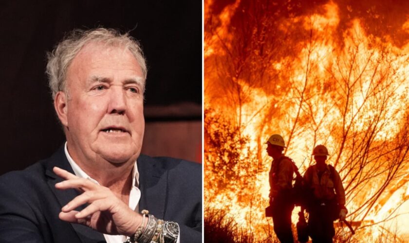 Jeremy Clarkson hits out at claims celebrity lives ‘don’t matter’ in California wildfires