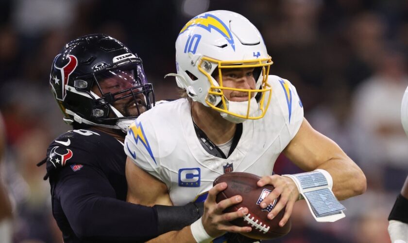 Chargers' Justin Herbert skewered for nightmare performance in playoff meltdown vs. Texans