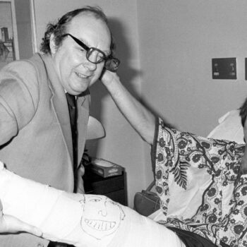 Des O'Connor (right) with Eric Morecambe, in the Wellington Hospital, London, 2008