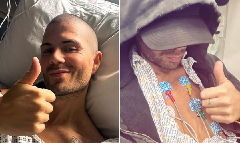 Max George made difficult decision in hospital after thinking he was ‘going to die’