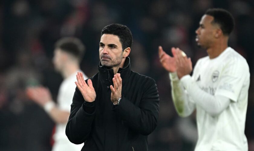 ‘Extremely sad’ Mikel Arteta left unsure over Arsenal trophy hopes after Man Utd loss