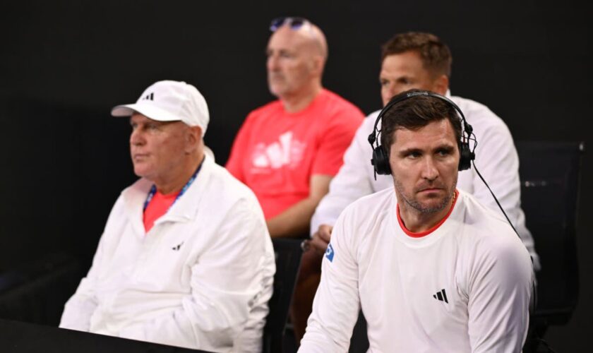 What are the ‘weird’ new coaching pods in use at the Australian Open?