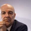 Eric Trappier, PDG de Dassault Aviation, lors de la présentation des résultats de l'année 2022, le 9 mars 2023 à Saint-Cloud dans les Hauts-de-Seine