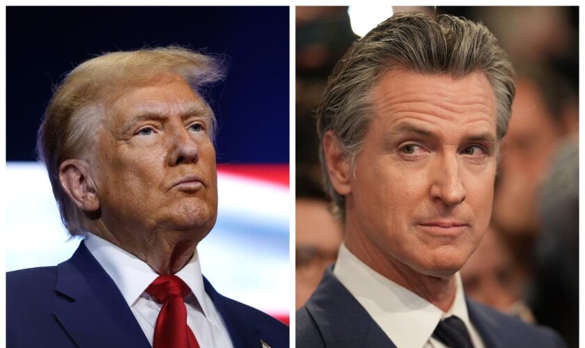 Trump attacks Newsom over emergency response as Trudeau hits back at 51st state comments: Live