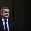 Le nouveau ministre de la Justice, Gerald Darmanin, lors de la cérémonie de passation de pouvoirs avec son prédécesseur au ministère de la Justice, le 24 décembre 2024 à Paris