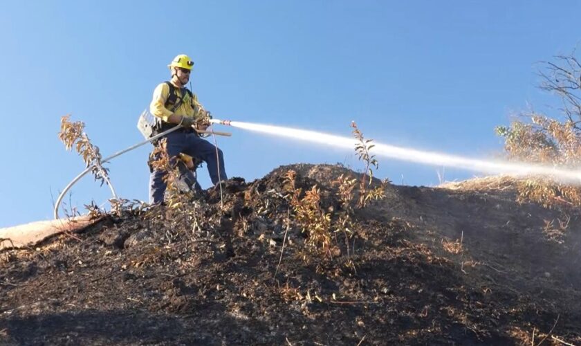 Water 'not the problem' for LA firefighters trying to prevent fires returning