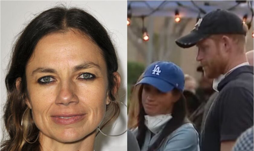 Meghan Markle and Prince Harry branded ‘disaster tourists’ after photo with LA wildfire victims, claims star