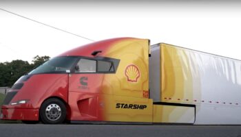 The future of trucking rolls forward in Shell's experimental big rig