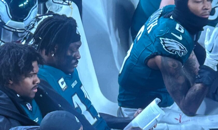 Eagles receiver AJ Brown explains why he was seen reading a book mid-game in viral video