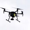 Police Scotland officers use a drone to investigate a remote area of ground at Auchenbreck near Dunoon, Argyll, to find the remains of businesswoman Lynda Spence who was last seen in Glasgow in April 2011. Colin Coats and Philip Wade were both jailed for life in 2013 for the "barbaric" murder of the missing financial adviser. Picture date: Wednesday March 16, 2022.