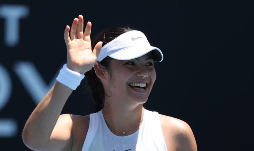 Australian Open LIVE: Emma Raducanu overcomes serve to reach second round but Cameron Norrie knocked out