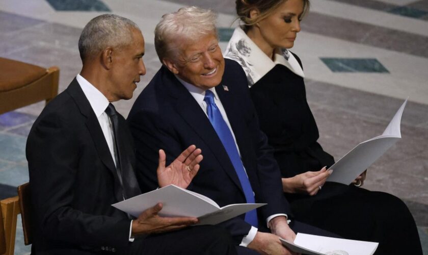 Trump a publié sa propre version de sa discussion avec Obama aux obsèques de Jimmy Carter