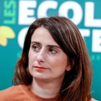 Marine Tondelier, patronne des écologistes, le 15 février 2024 à Paris