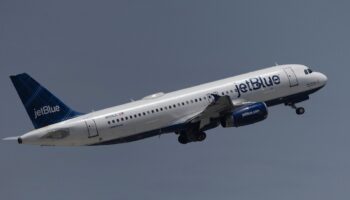 Un avion de la compagnie américaine JetBlue à Fort Lauderdale (Etats-Unis), le 16 mai 2022