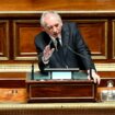 Le Premier ministre François Bayrou s'exprime au Sénat, le 15 janvier 2025 à Paris