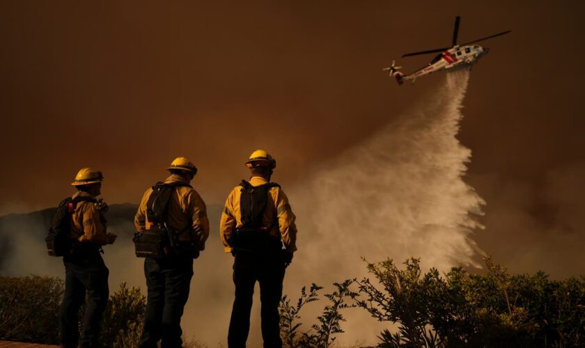 Watch: Los Angeles County officials give wildfire update as dangerous weather warning issued