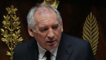 Le Premier ministre François Bayrou, mardi 14 janvier, lors de sa déclaration de politique générale.