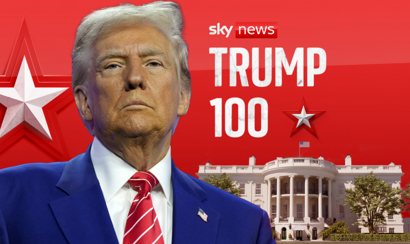 Sky News launches brand new podcast Trump 100