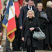 Marine Le Pen à la messe en hommage à son père, Jean-Marie Le Pen, à Notre-Dame du Val-de-Grace, Paris, le 16 janvier 2025