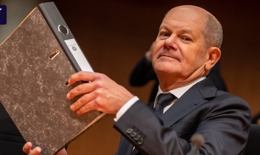 Olaf Scholz erklärt im Untersuchungsausschuss zum Atomausstieg sein Machtwort