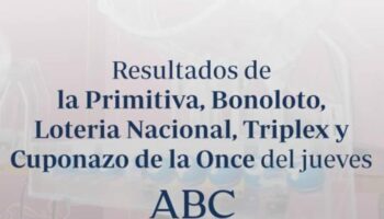 Todos los resultados de las loterías que se celebran el jueves, 16 de enero de 2025: Lotería Nacional, ONCE, Primitiva, Bonoloto y Triplex