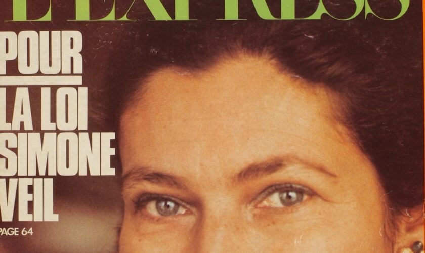 Simone Veil en couverture de L'Express à la veille de son discours à l'Assemblée nationale sur l'avortement.