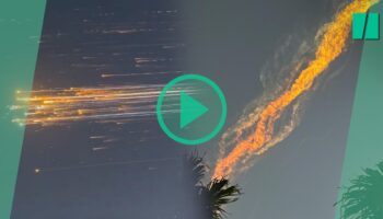 Dans les Caraïbes, un essai raté de Space X provoque d’impressionnantes traînées de feu dans le ciel