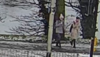 The Huszti sisters were captured on CCTV. Pic: Police Scotland