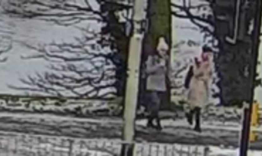 The Huszti sisters were captured on CCTV. Pic: Police Scotland