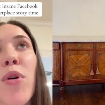 Texas woman thought she only bought an antique cabinet on Facebook marketplace — but discovers way more inside