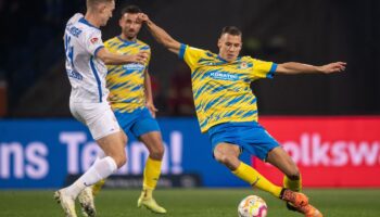 Eintracht Braunschweig beschäftigt sich Medienberichten zufolge mit einer Rückkehr von Abwehrspieler Filip Benkovic. Foto: Swen