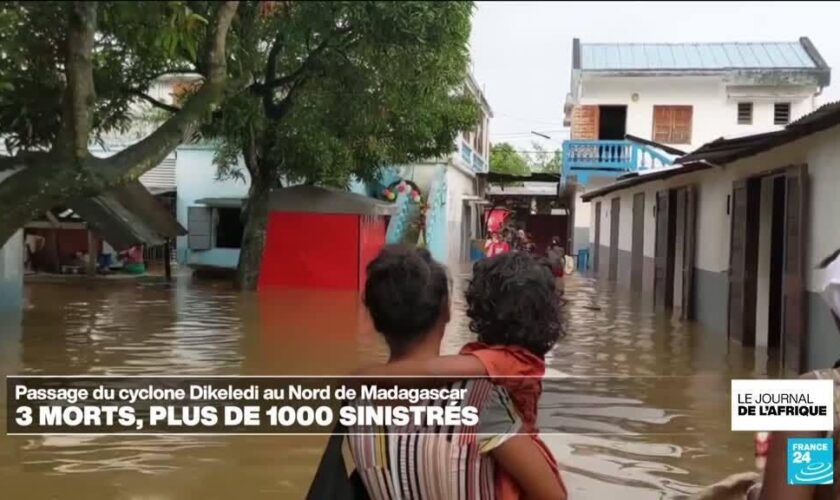 3 morts et plus de mille sinistrés après le passage du cyclone Dikeledi à Madagascar