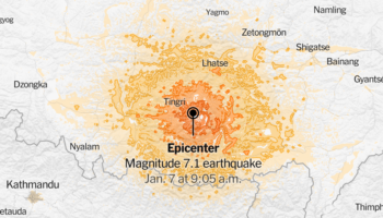 7.1-Magnitude Earthquake Strikes China’s Tibet Region Near Nepal Border