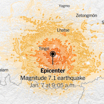 7.1-Magnitude Earthquake Strikes China’s Tibet Region Near Nepal Border