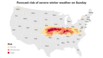 A Powerful Winter Storm Is Forecast to Move Through the Middle of the U.S.