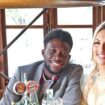 Alphonso Davies und Partnerin Sheyenne beim traditionellen Oktoberfest-Besuch des FC Bayern München im September 2024.