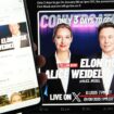 Die Ankündigung des Talks von Alice Weidel und Elon Musk