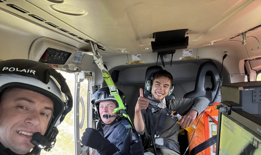 Así fue el rescate del joven desaparecido 13 días en los 'Alpes' australianos