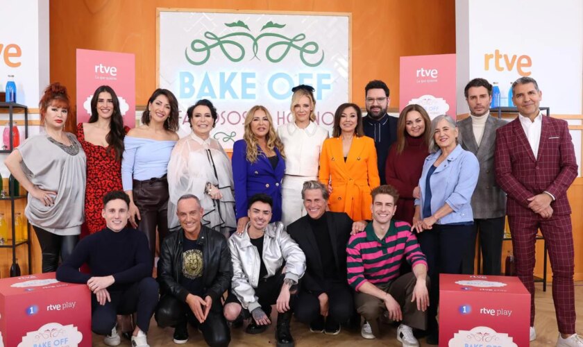 'Bake off: Famosos al horno 2': lista completa de concursantes del programa de repostería de TVE