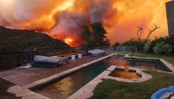 Brand in Pacific Palisades bei Los Angeles - Zehntausende Menschen vor Flammen auf der Flucht