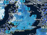 Britain faces another soaking to see in the New Year: Met Office issues new amber rain warning for the north as 70mph batter UK with temperatures set to plummet to -5C